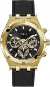 Guess Herreur GW0262G2 Sort/Læder Ø44 mm