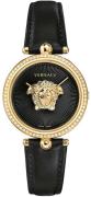 Versace Dameur VECQ00818 Palazzo Sort/Læder Ø34 mm