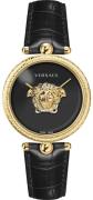 Versace Dameur VECO02722 Palazzo Sort/Læder Ø39 mm