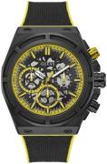 Guess Herreur GW0713G2 Multifunction Sort/Gummi