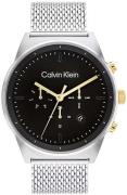 Calvin Klein Herreur 25200296 Impressive Sort/Stål Ø44 mm