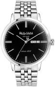 Philip Watch Herreur R8253598006 Classic Sort/Stål Ø43 mm