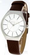 Esprit Dameur ES1L004L0035 Maple Sølvfarvet/Læder Ø34 mm