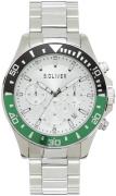 s.Oliver Herreur SO-4239-MC S.Oliver Classic Sølvfarvet/Stål Ø42 mm