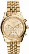 Michael Kors Dameur MK7378 Lexington Guldfarvet/Guldtonet stål Ø38