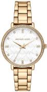 Michael Kors Dameur MK4666 Pyper Sølvfarvet/Guldtonet stål Ø38 mm