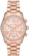 Michael Kors Dameur MK7242 Lexington Rosa/Rosaguldtonet stål Ø38 mm