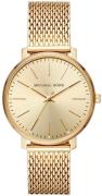 Michael Kors Dameur MK4339 Pyper Guldfarvet/Guldtonet stål Ø38 mm