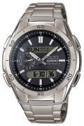 Casio Herreur WVA-M650TD-1AER Radio Controlled Sort/Titanium Ø48 mm