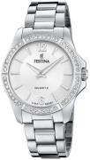 Festina Dameur F20593-1 Mademoiselle Sølvfarvet/Stål Ø34.5 mm