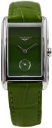 Longines Dameur L5.512.4.60.2 Dolcevita Grøn/Læder