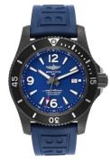 Breitling Herreur M17368D71C1S1 Superocean Ii 46 Blå/Gummi Ø46 mm