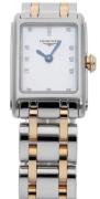 Longines Dameur L5.258.5.87.7 DolceVita Hvid/18 karat rosa guld