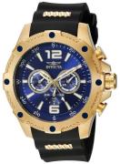 Invicta Herreur 19659 I-Force Blå/Gul guldtonet stål Ø50 mm