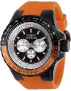 Invicta Herreur 37031 Aviator Sort/Gummi Ø50 mm