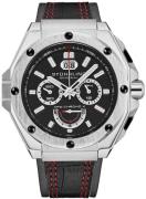 Stührling Original Herreur 1018.01 Monaco APO Chrono X Sort/Læder