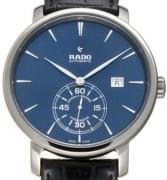 Rado Herreur R14053206 Diamaster Blå/Læder Ø38 mm