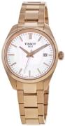 Tissot Dameur T150.210.33.111.00 PR 100 Hvid/Rosaguldtonet stål Ø34