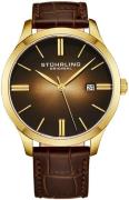 Stührling Original Herreur 4014.2 Classic Brun/Læder Ø42 mm
