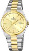 Festina Herreur F20554-3 Classic Guld/Gul guldtonet stål Ø40 mm
