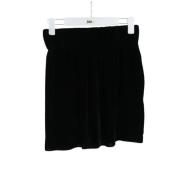 Viskose Shorts-Nederdele, Kort Nederdel - Sort - Størrelse 36