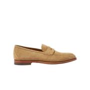 Beige Ruskind Penny Loafers
