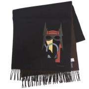 Brugt Sort Kashmir Hermès Tørklæde