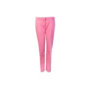 Pink Bomuld Chino Bukser