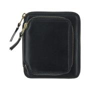 Black Outer Pocket Leather Wallet