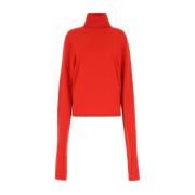 Rød uld Carlus sweater