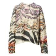 Moderne Zebra Mohair Sweater