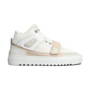 Hvide Læder Mid Sneakers