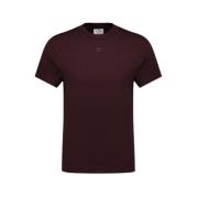 Klassisk Burgundy Bomuld T-Shirt