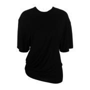 Sort Side Cowl Waist Tee T-Shirts