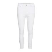 Celinazipmw 100 High Slim Y Bukser White Wash