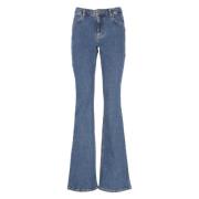 Blå Bomuld Jeans til Kvinder