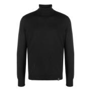 Sort Turtleneck Jumper