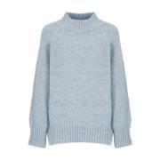 Lysbl? Alpaka Blandings Sweater
