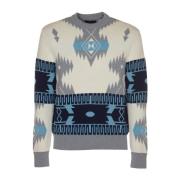 Icon Jacquard Sweater til Mænd