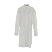Hvid Bomuld Komfort Skjorte