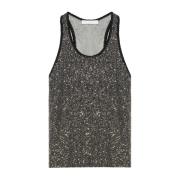 Sequined Tank Top