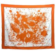 Brugt Orange Bomuld Hermès Tørklæde