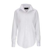 Klisk Hvid Button-Down Skjorte