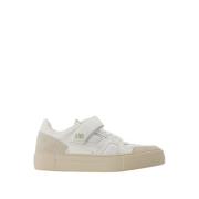 Hvide/Multifarvet Læder Low-Top ADC Sneakers