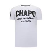 EL Chapo Sinaloa Kartel Herre T-Shirt