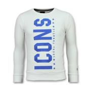 ICONS Vertikal Sweater - Herre Trykt Trøje - 6353W