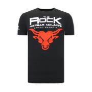 T-Shirt med tryk The Rock