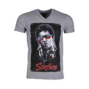 Scarface Headphone - T Shirt Herre - 2307G