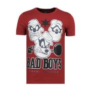Beagle Boys Rhinestones - Sjov T-shirt til mænd - 6319B