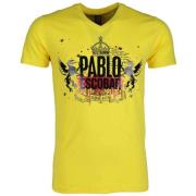 Pablo Escobar Kriminel Boss - Herre T-Shirt - 1333GE
